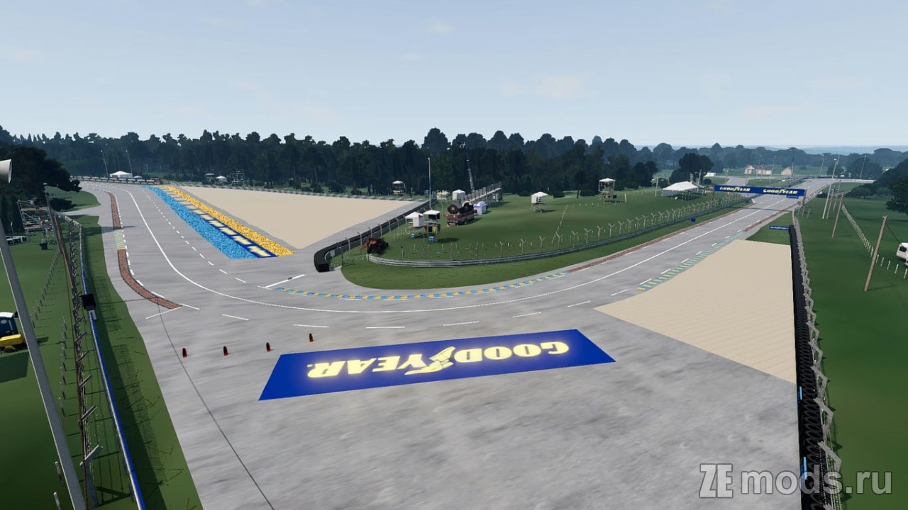 Мод Карта "Le Mans" (1.0) для BeamNG.drive (0.38.x)