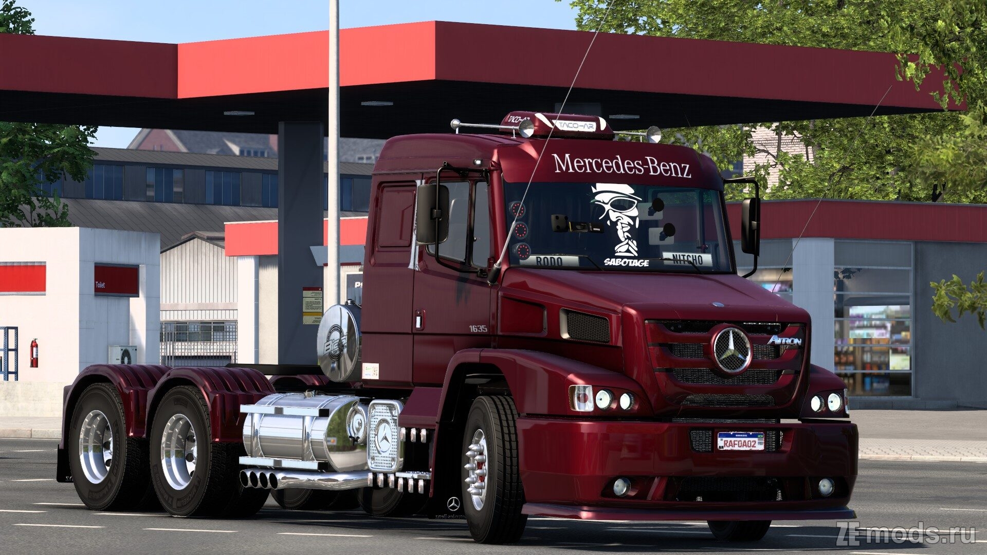 Mercedes-Benz Atron 1635 (1.0) для Euro Truck Simulator 2 (1.58.x)