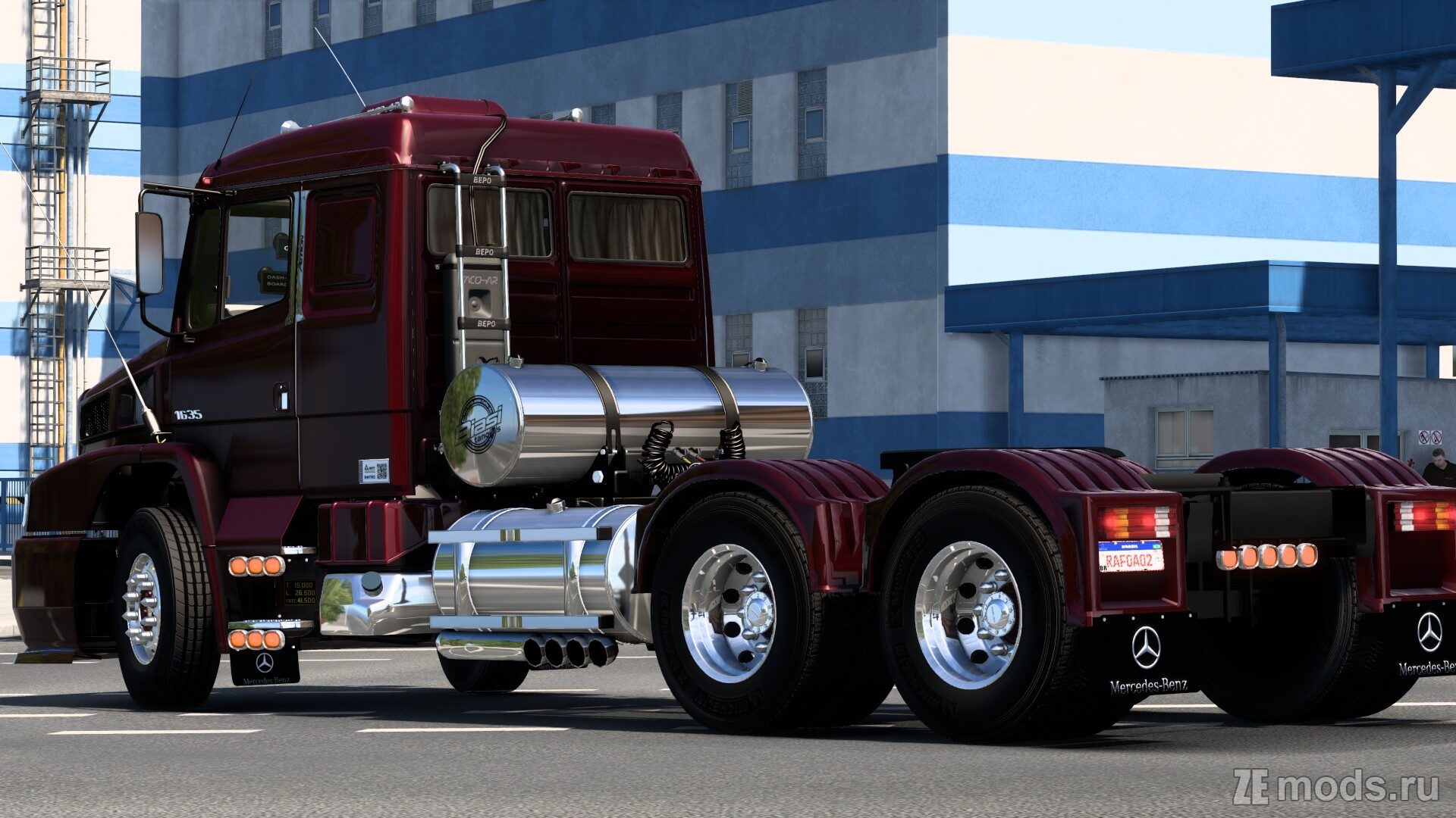 Мод Mercedes-Benz Atron 1635 (1.0) для Euro Truck Simulator 2 (1.58.x)