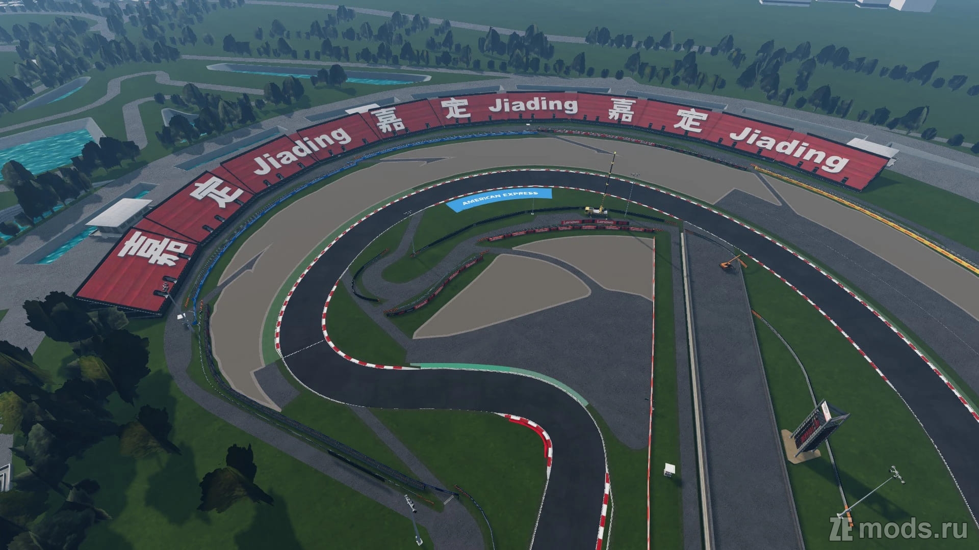 Мод Карта "Shanghai International Circuit" (1.0) для BeamNG.drive (0.38.x)