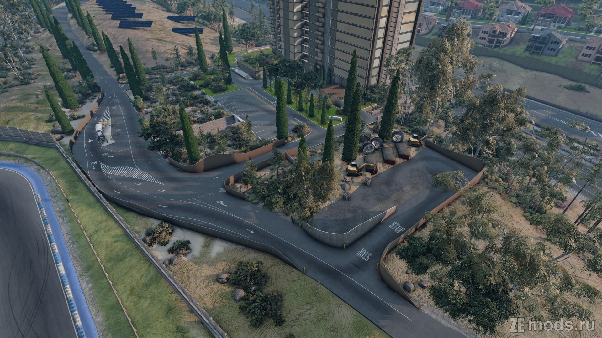 Мод Карта "West Coast USA (Penthouse + Dealership)" (4.0) для BeamNG.drive (0.38.x)