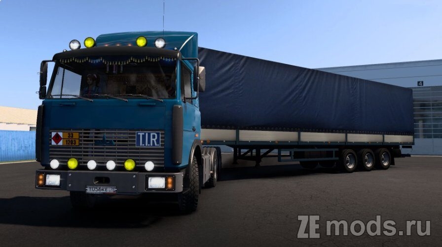 Мод МАЗ 6422 (1981) (+ Trailers) (2.1) для Euro Truck Simulator 2 (1.58.x)
