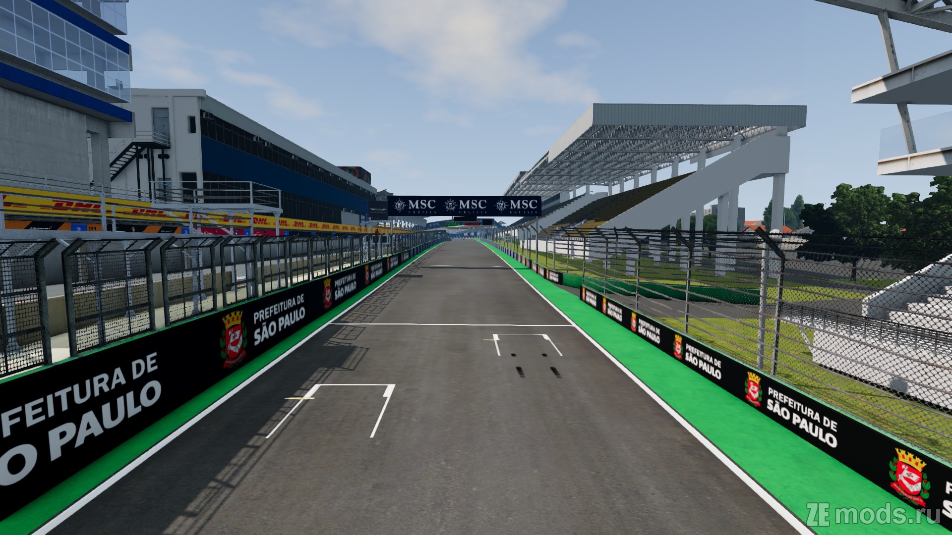 Карта "Autodromo de Interlagos" (1.0) для BeamNG.drive (0.38.x)