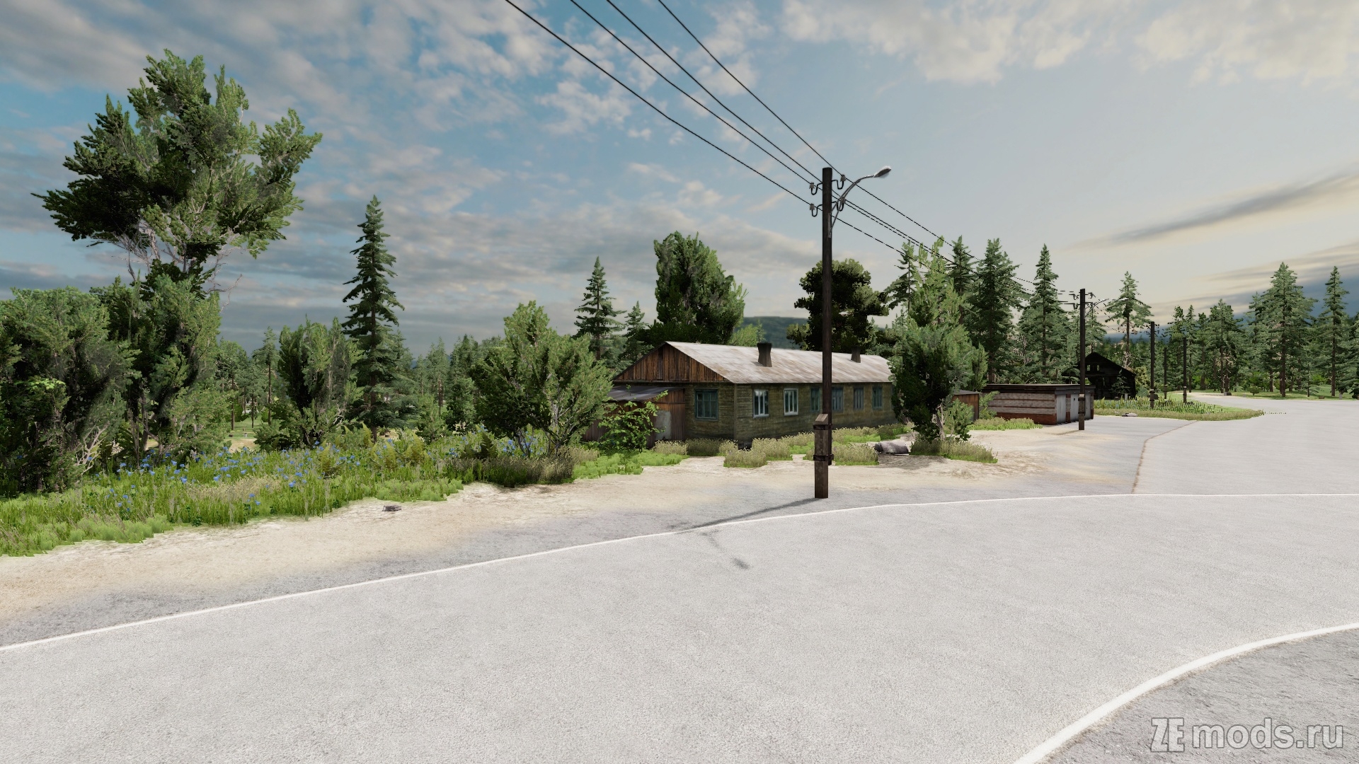 Мод Карта "Russian Roads NP" (26.03.26) для BeamNG.drive (0.38.x)