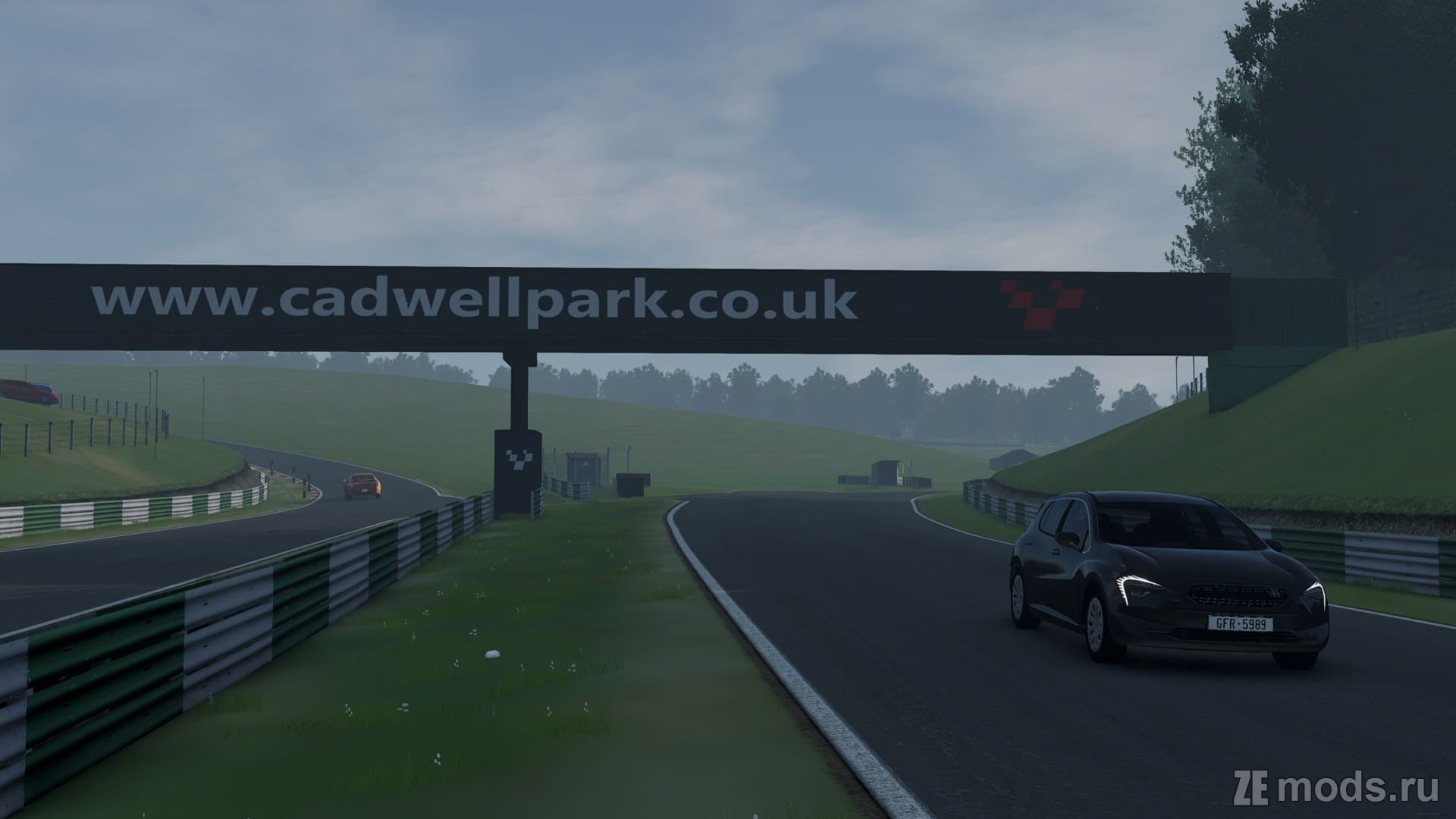 Мод Карта "Cadwell Park" (1.0) для BeamNG.drive (0.38.x)