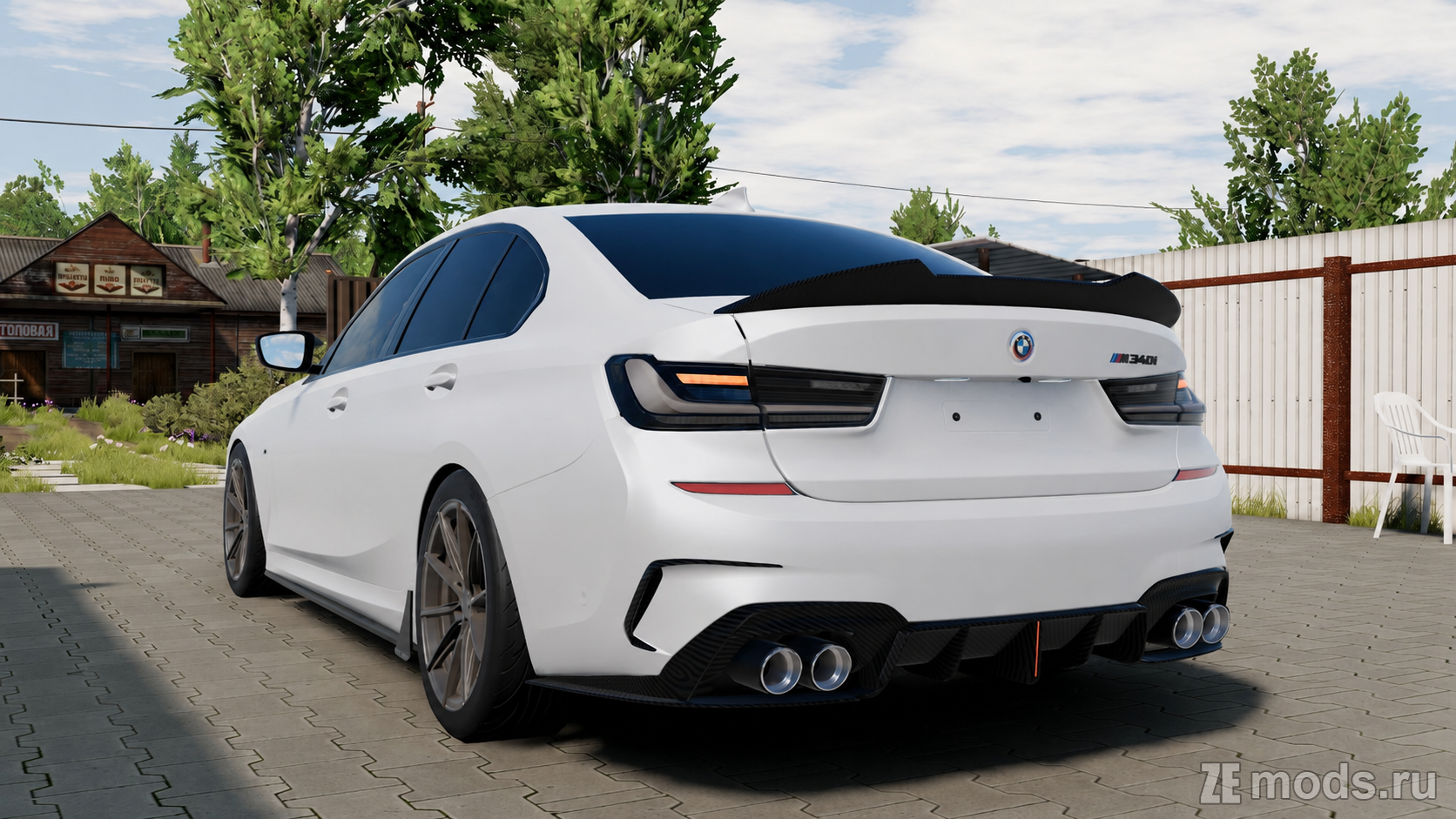 Мод BMW M340i/330i (G20) (1.2.1) для BeamNG.drive (0.38.x)