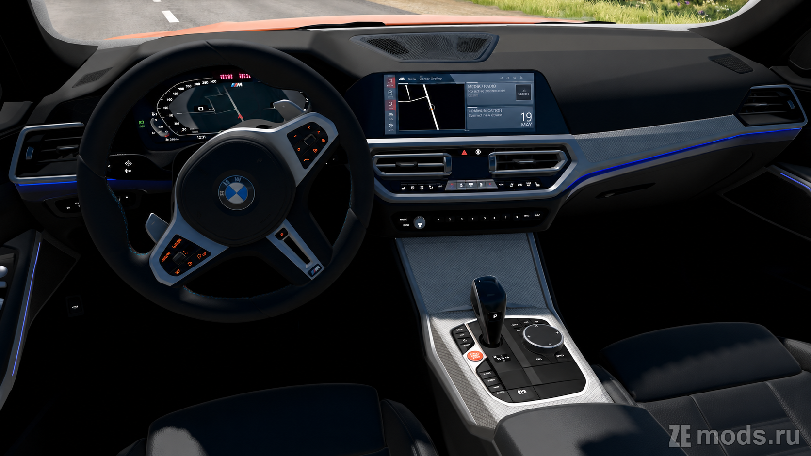 Мод BMW M340i/330i (G20) (1.2.1) для BeamNG.drive (0.38.x)